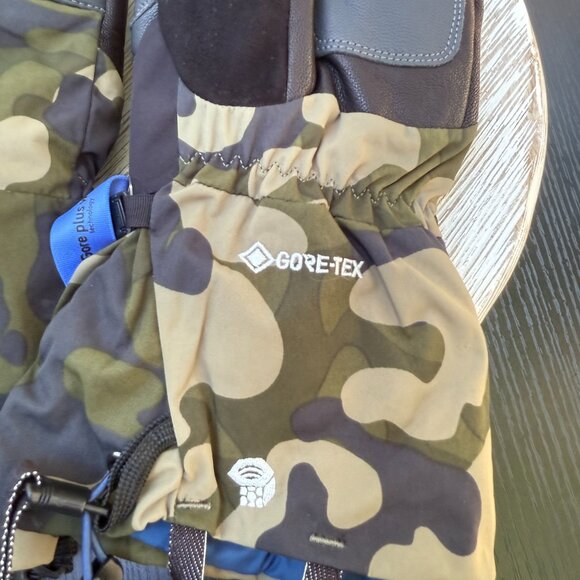 Mountain Hardwear High Exposure Gore-Tex Mitt Unisex Large Camouflage Winter NEW - Picture 2 of 7